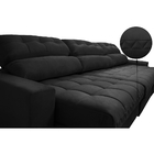 Sofá Retrátil E Reclinável Com Molas Ensacadas Cama Inbox Mas