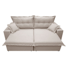 Sofá Retrátil E Reclinável Com Molas Ensacadas Cama Inbox Pri