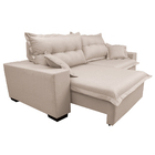 Sofá Retrátil E Reclinável Com Molas Ensacadas Cama Inbox Pri