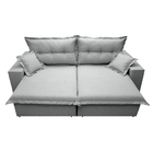 Sofá Retrátil E Reclinável Com Molas Ensacadas Cama Inbox Pri