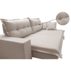 Sofá Retrátil E Reclinável Com Molas Ensacadas Cama Inbox Pri