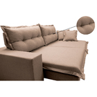 Sofá Retrátil E Reclinável Com Molas Ensacadas Cama Inbox Pri