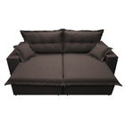 Sofá Retrátil E Reclinável Com Molas Ensacadas Cama Inbox Pri