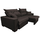 Sofá Retrátil E Reclinável Com Molas Ensacadas Cama Inbox Pri