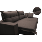 Sofá Retrátil E Reclinável Com Molas Ensacadas Cama Inbox Pri