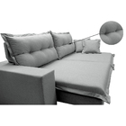 Sofá Retrátil E Reclinável Com Molas Ensacadas Cama Inbox Pri