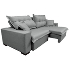 Sofá Retrátil E Reclinável Com Molas Ensacadas Cama Inbox Pri