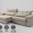 Sofá Retrátil E Reclinável Com Molas Ensacadas E Carregador U