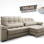 Sofá Retrátil E Reclinável Com Molas Ensacadas E Carregador U
