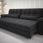 Sofá Retrátil E Reclinável Com Molas Ensacadas E Carregador U