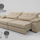 Sofá Retrátil E Reclinável Com Molas Ensacadas E Carregador U