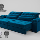 Sofá Retrátil E Reclinável Com Molas Ensacadas E Carregador U