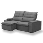 Sofá Retrátil E Reclinável Com Porta Copos E Objetos 1,80m Pa