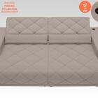 Sofá Retrátil E Reclinável Com Usb Malibu 2,00m Velosuede Beg