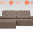 Sofá Retrátil E Reclinável Com Usb Malibu 2,00m Velosuede Mar