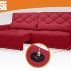 Sofá Retrátil E Reclinável Com Usb Malibu 2,00m Velosuede Ver