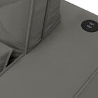 Sofá Retrátil E Reclinável Com Usb Malibu 2,30m Velosuede Cin