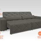 Sofá Retrátil E Reclinável Com Usb Malibu 2,30m Velosuede Cin