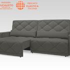 Sofá Retrátil E Reclinável Com Usb Malibu 2,30m Velosuede Cin