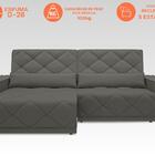 Sofá Retrátil E Reclinável Com Usb Malibu 2,30m Velosuede Cin