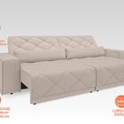 Sofá Retrátil E Reclinável Com Usb Malibu 2,50m Velosuede Are