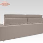 Sofá Retrátil E Reclinável Com Usb Malibu 2,50m Velosuede Beg