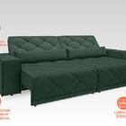 Sofá Retrátil E Reclinável Com Usb Malibu 2,50m Velosuede Ver