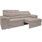 Sofá Retrátil E Reclinável Com Usb Smile 2,30m Velosuede Bege