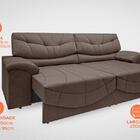 Sofá Retrátil E Reclinável Com Usb Smile 2,30m Velosuede Choc