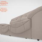 Sofá Retrátil E Reclinável Com Usb Smile 2,50m Velosuede Bege