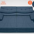 Sofá Retrátil E Reclinável Com Usb Smile 2,50m Velosuede Petr