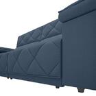 Sofá Retrátil E Reclinável Com Usb Tripoli 2,30m Velosuede Pe