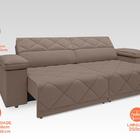 Sofá Retrátil E Reclinável Com Usb Tripoli 2,50m Velosuede Ma