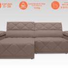 Sofá Retrátil E Reclinável Com Usb Tripoli 2,50m Velosuede Ma