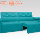 Sofá Retrátil E Reclinável Com Usb Tripoli 2,50m Velosuede Tu