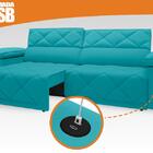 Sofá Retrátil E Reclinável Com Usb Tripoli 2,50m Velosuede Tu