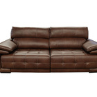 Sofá Retrátil E Reclinável De Couro Filipinas 2,40 M Soft Tab