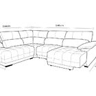 Sofá Retrátil E Reclinável De Couro Filipinas Canto Com Chais