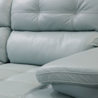 Sofá Retrátil E Reclinável De Couro Queen 2,20 M Aqua - Mempr