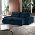 Sofá Retrátil E Reclinável Denver Azul