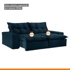 Sofá Retrátil E Reclinável Denver Azul