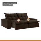 Sofá Retrátil E Reclinável Denver Marrom