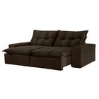 Sofá Retrátil E Reclinável Denver Marrom