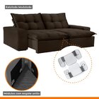 Sofá Retrátil E Reclinável Denver Marrom