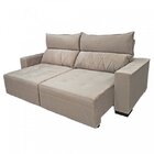 Sofá Retrátil E Reclinável Ellen 200cm 3 Lugares Com Molas No