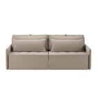 Sofá Retrátil E Reclinável Em Linho 180cm Boss Areia