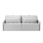 Sofá Retrátil E Reclinável Em Linho 220cm Boss Cinza