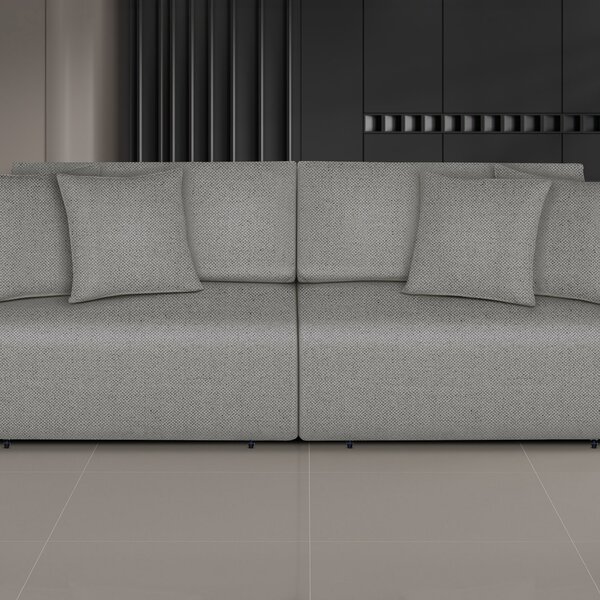 Sofá Retrátil E Reclinável Em Linho 3 Lugares 200cm 4 Almofad