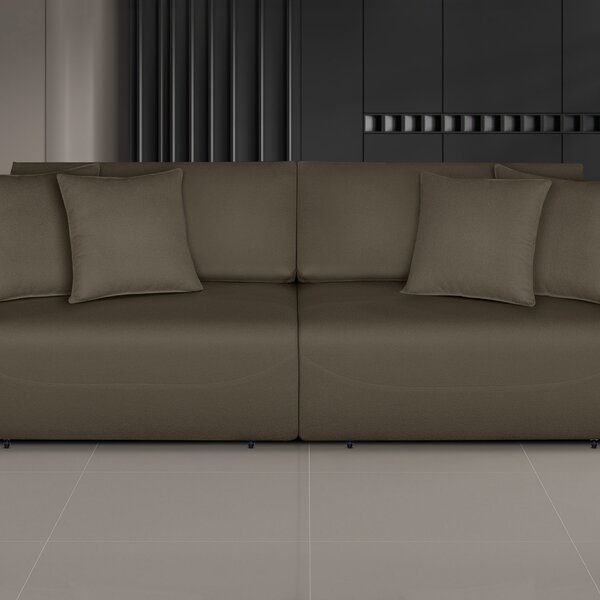 Sofá Retrátil E Reclinável Em Veludo 3 Lugares 200cm 4 Almofa