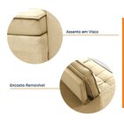 Sofá Retrátil E Reclinável Embaúba 3 Lugares 1,90m Cabecasa M